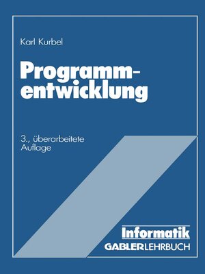 cover image of Programmentwicklung